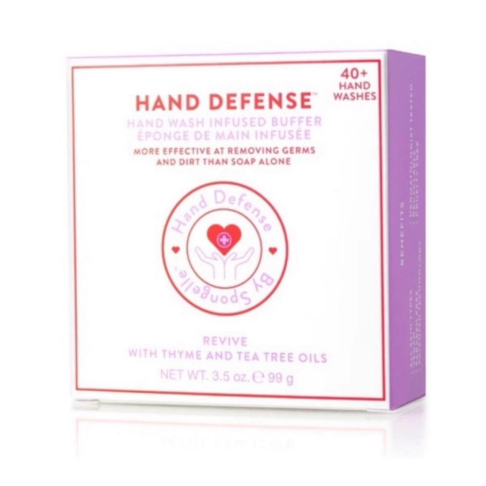 NEW - Spongelle Hand Defense Hand Wash Infused Buffer Thyme & Tea Tree O…